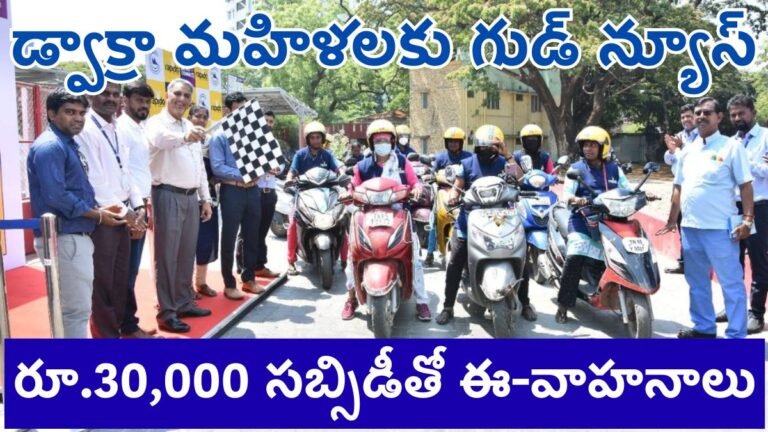 30K Subsidy Electronic Vehicles For DWCRA Womens