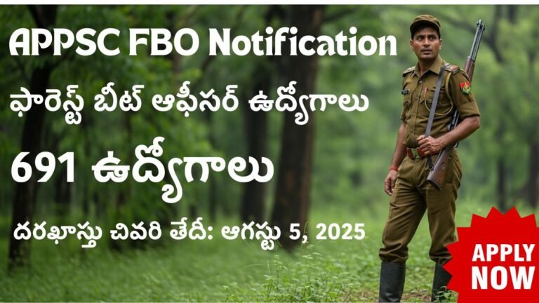 APPSC Forest Beat Officer Jobs Notification 2025