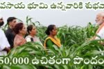 Agricultural land: రైతులకు శుభవార్త: ₹50,000 ఉచితంగా పొందండి – వ్యవసాయ భూమి ఉన్నవారికి ప్రభుత్వ సబ్సిడీ పథకాలు! 2 50000 Free Benefit For Agricultural Land farmers