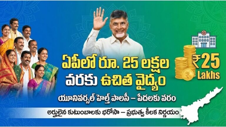 AP Universal Health Policy Free Treatment 25 Lakhs