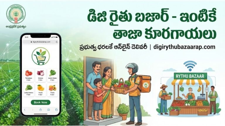 Digi Rythu Bazaar AP Govt Vegetable Door Delivery