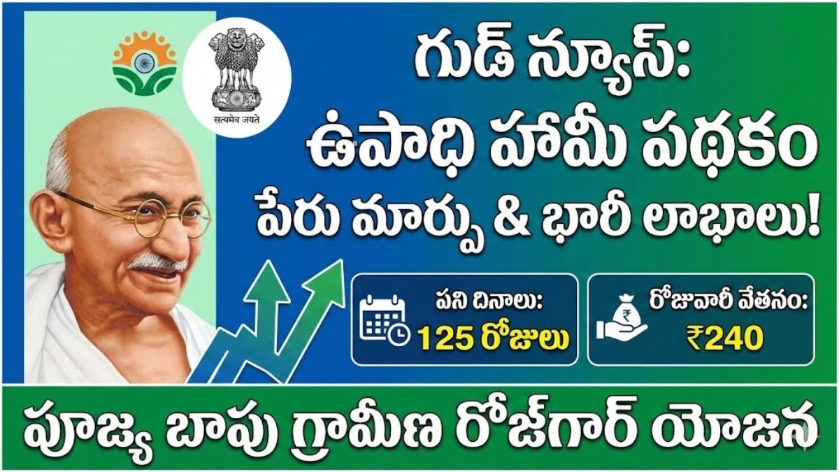 MGNREGS Scheme Name Change New Rules 2025